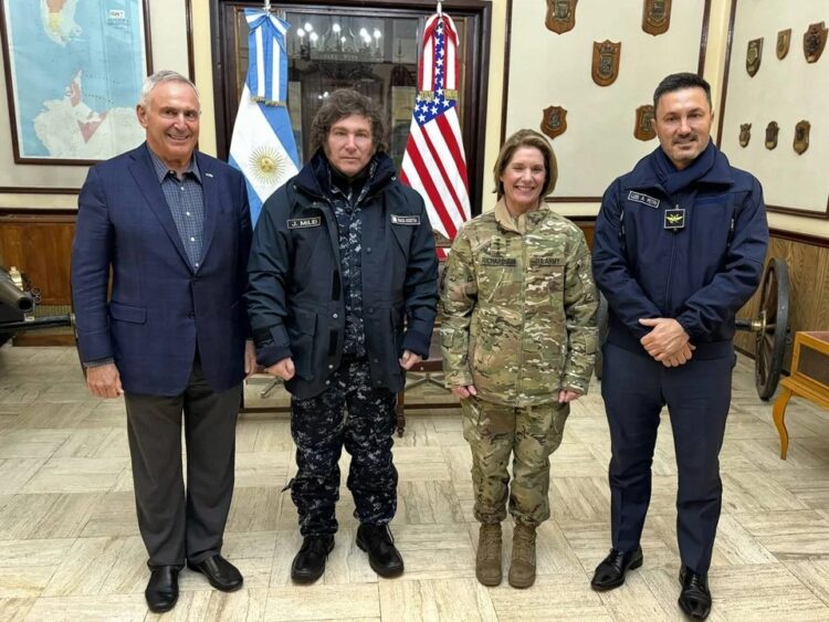 Milei anunció la creación de una base con EE.UU. en Ushuaia