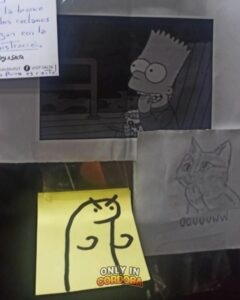 Dejó un mensaje para que no le tiren basura en el ascensor del edificio y los vecinos le contestaron disparatadas respuestas