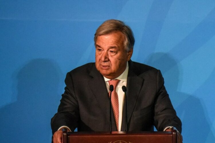 Guterres pidió máxima moderación