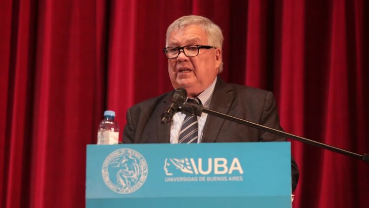 El rector de la UBA, Ricardo Gelpi, alertó que la universidad está en riesgo.