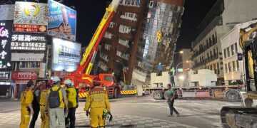 Trágicas cifras en Taiwán tras un terremoto