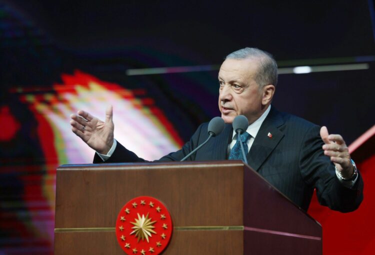 Recep Tayyip Erdoğan, presidente de Turquía.