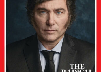 Milei fue elegido por la revista Time para la portada de su última edición