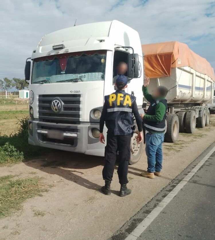 Incautaron 28 toneladas de granos de maíz y 35 toneladas de soja que no tenían comprobante legal