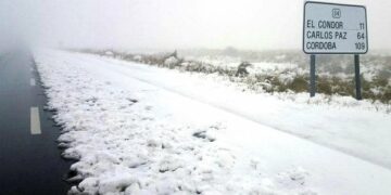 Alerta por nevadas en Córdoba: así estará el clima los próximos días