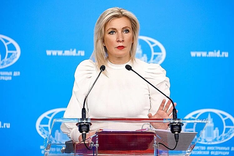 La portavoz del Ministerio de Asuntos Exteriores ruso, Maria Zakharova.