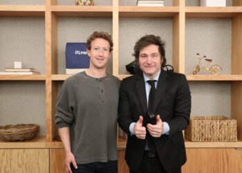 Milei cerró su viaje a San Francisco con una reunión con Mark Zuckerberg