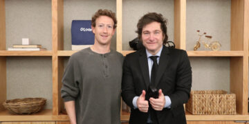 Milei cerró su viaje a San Francisco con una reunión con Mark Zuckerberg