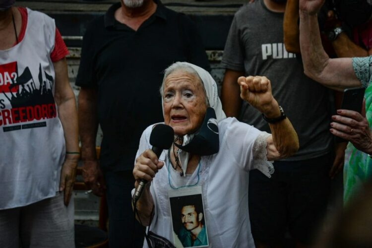 Murió Nora Cortiñas, presidenta de Madres de Plaza de Mayo Línea Fundadora