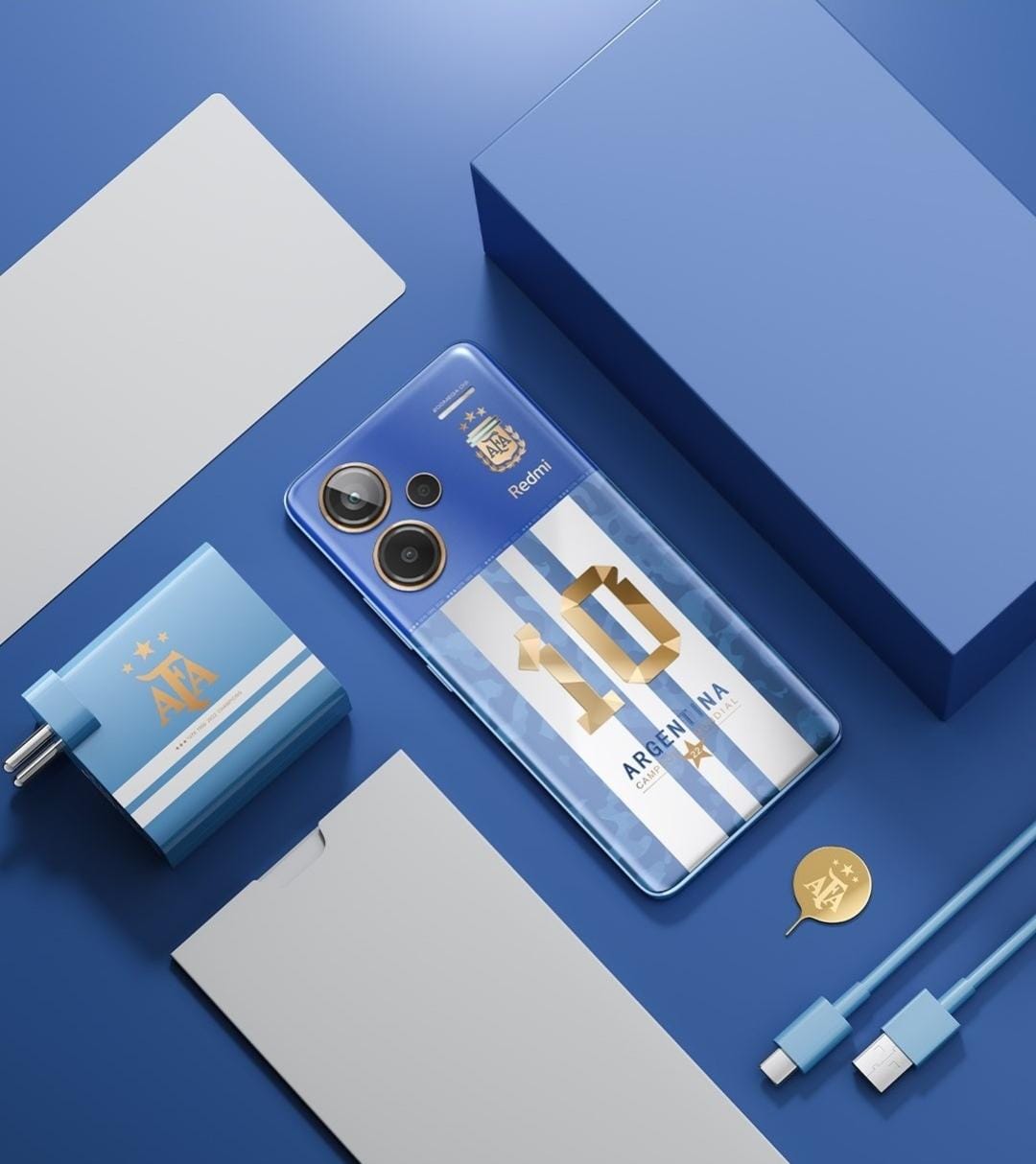 Xiaomi anunció el lanzamiento de la edición especial del Redmi Note 13 Pro+ en honor a la Selección Argentina