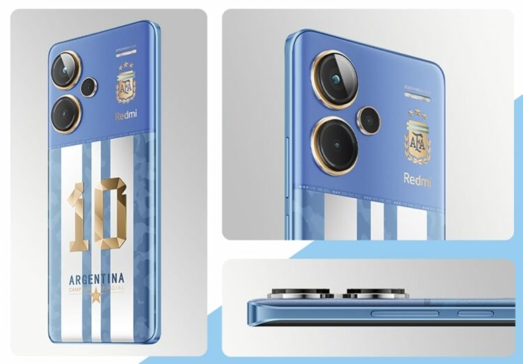 Xiaomi anunció el lanzamiento de la edición especial del Redmi Note 13 Pro+ en honor a la Selección Argentina