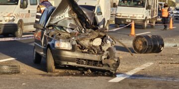 Tragedia en Circunvalación: falleció una mujer tras un choque múltiple