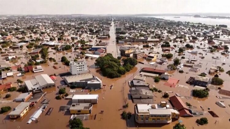Cientos de municipios quedaron completamente sumergidos bajo el agua.