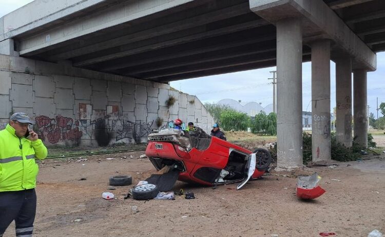 Se quedó dormido y cayó desde la Circunvalación (foto: gentileza de Cadena 3).