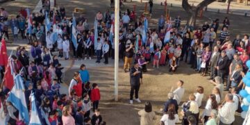 Festejos patrios en los parques educativos