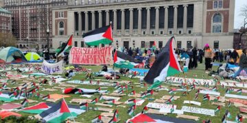 Protestas contra Israel en los Campus universitarios