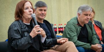 Llaryora, Passerini y Vigo compartieron una actividad