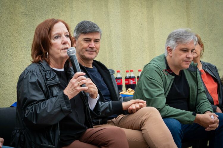 Llaryora, Passerini y Vigo compartieron una actividad