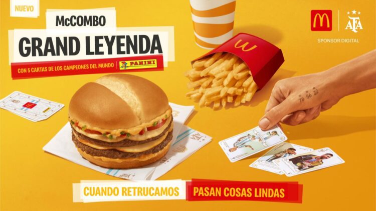 Una leyenda hecha hamburguesa para alentar a la Scalonetta