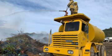 Los bomberos combatían el fuego en siete puntos de la provincia