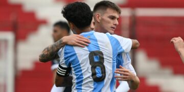 La Selección Sub 23 arrasó a Paraguay
