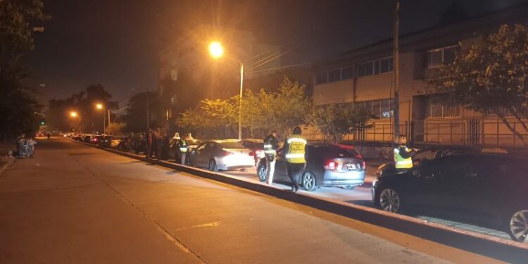 Más de 60 vehículos secuestrados en un operativo nocturno