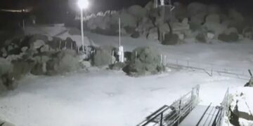 Cierre total de la ruta E-34 por intensas nevadas en las Altas Cumbres