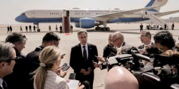 Blinken llegó a Egipto para negociar con Israel