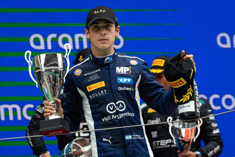 Colapinto terminó segundo en Austria