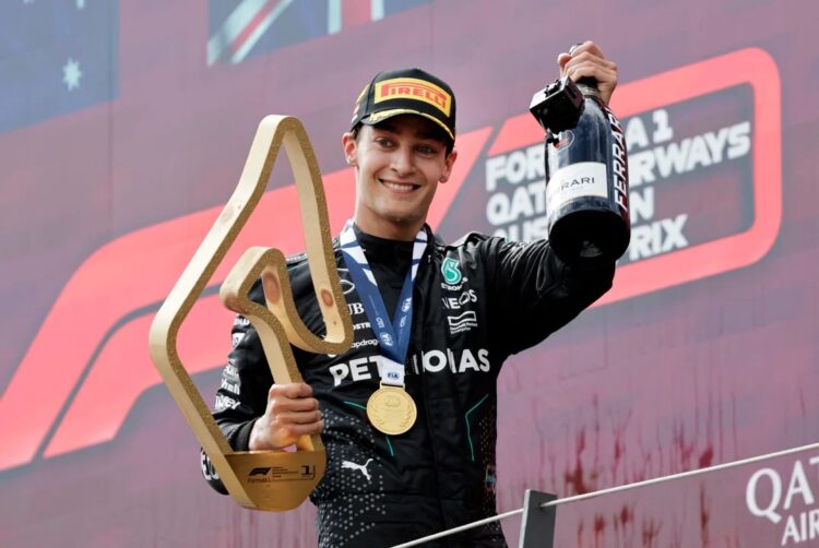 Russell ganó el GP de Austria