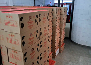 Llegó a Córdoba el primer cargamento desde Capital Humano con 34 kilos de leche en polvo