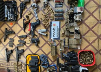 Encontraron decenas de armas en una casa de General Bustos