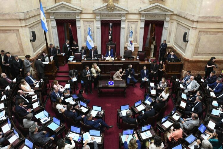 El oficialismo logró el quorum y el Senado inició el debate por la Ley Bases