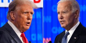 Biden y Trump intercambiaron ataques sobre aborto, inmigración y gestión de la economía en el primer debate