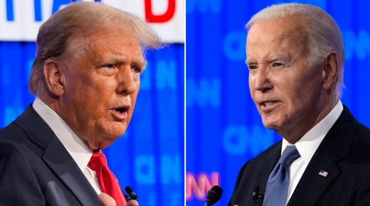 Biden y Trump intercambiaron ataques sobre aborto, inmigración y gestión de la economía en el primer debate