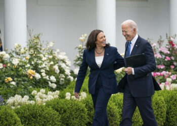 Biden apoyó a la vicepresidenta Kamala Harris como candidata del Partido Demócrata