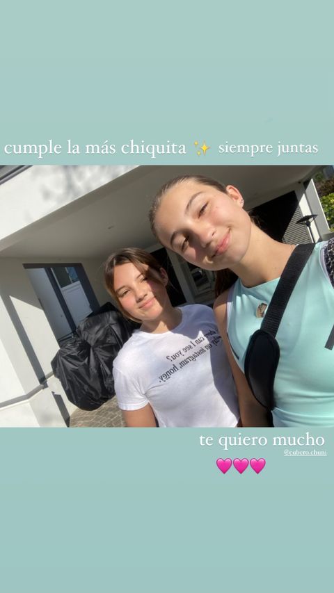 La dulce dedicatoria de Nicole Neumann a su hija Sienna en su cumpleaños