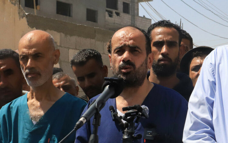 El director del Hospital Shifa, Mohammed Abu Salmiya.