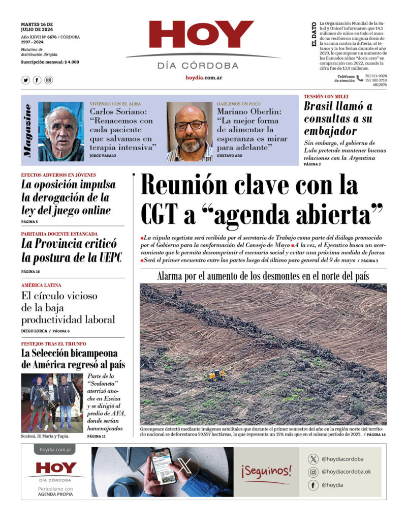 Portada 16.07.2024 Portada 16.07.2024