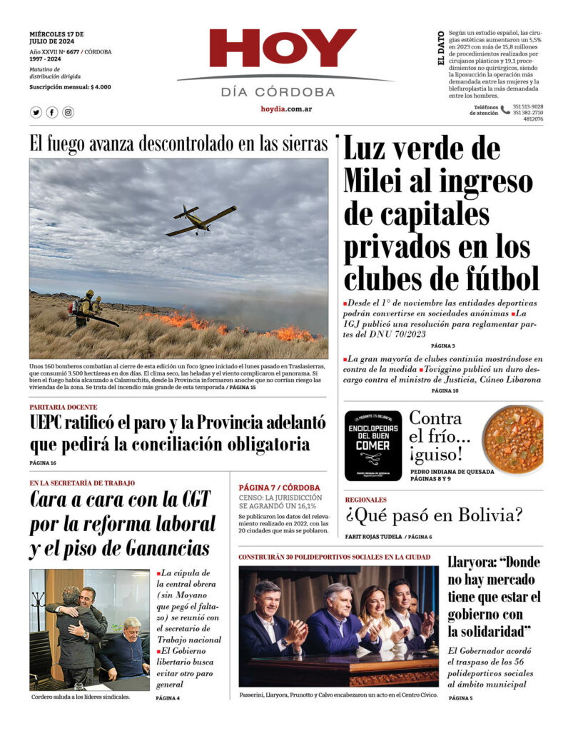 Portada 17.07.2024 Portada 17.07.2024