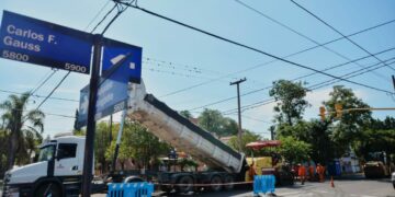 Establecen horarios de corte total por obras en avenida Gauss hasta el domingo