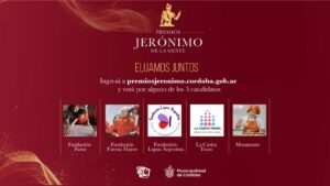 Premio Jerónimo de la Gente: últimas horas para votar por una organización local