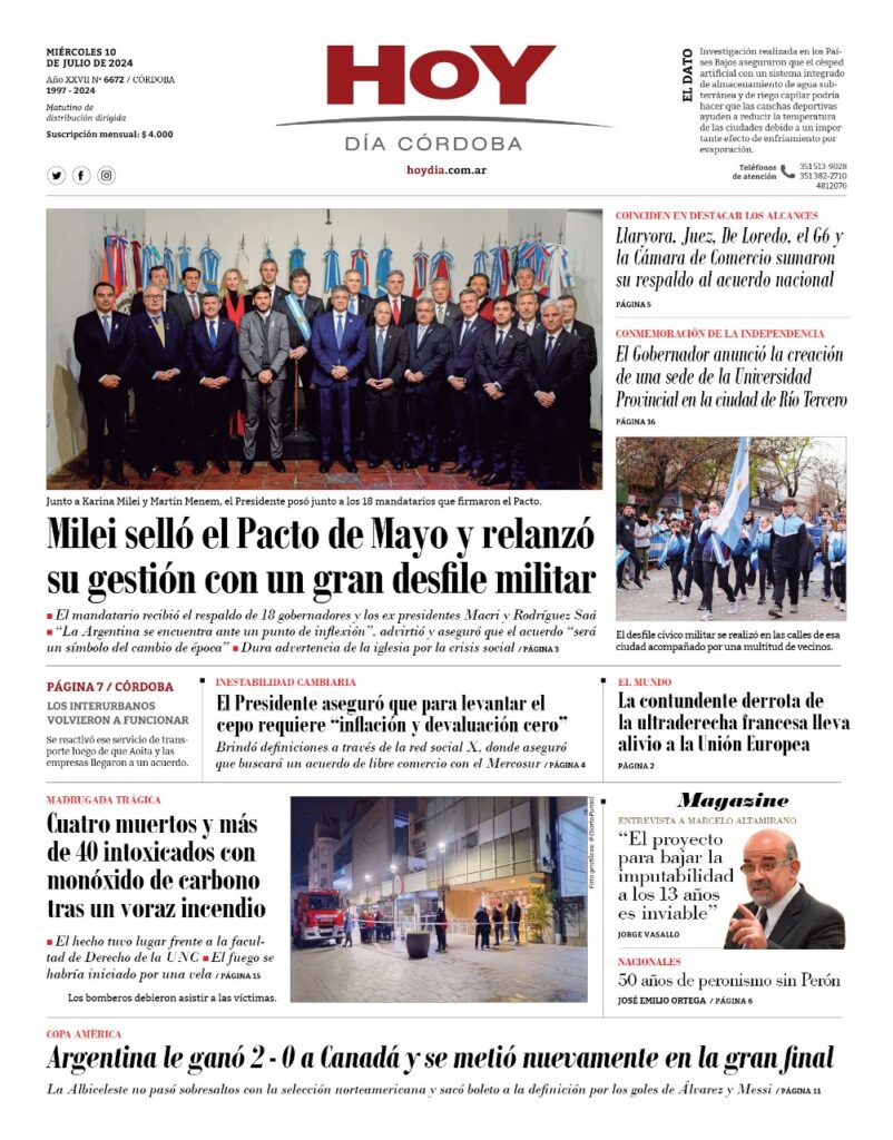 Portada 10.07.2024 Portada 10.07.2024