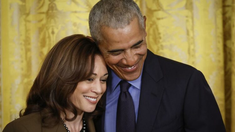 Barack Obama anunció su apoyo a la candidatura presidencial de Kamala Harris