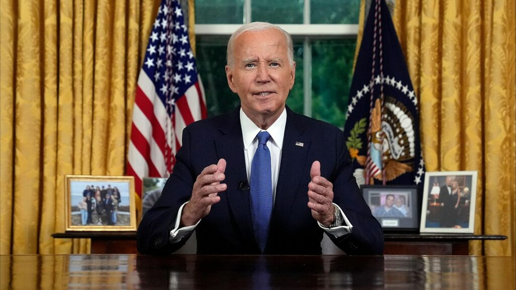 Biden habló por primera vez tras su renuncia