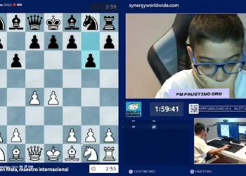 Otra hazaña de Faustino Oro: venció al número 2 del mundo en menos de 3 minutos