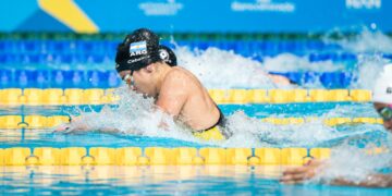 Ceballos no pudo meterse en la final de natación