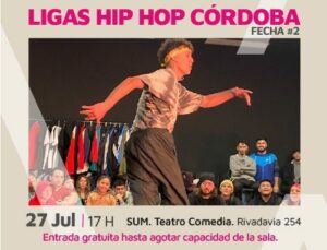 El Teatro Comedia tendrá la segunda fecha de las Ligas Hip Hop Cordobés