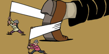 Dedos de la paz: democracia