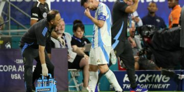 Copa América: Messi se lesionó y se retiró llorando de la cancha